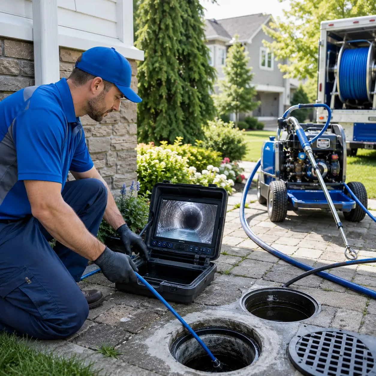 Outdoor drain cleaning professionals serving Headland, AL